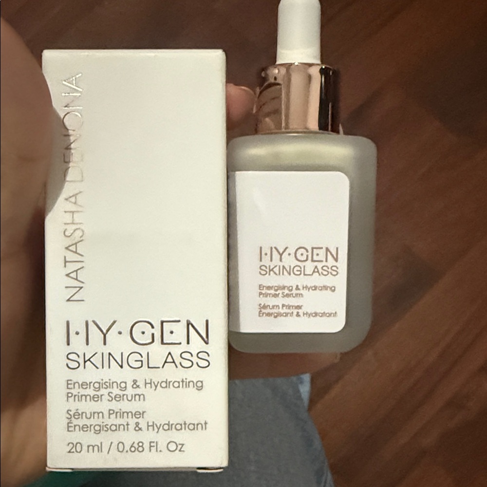 Natasha Denona Hy-Gen Skinglass Primer with White and Rose Gold Accents